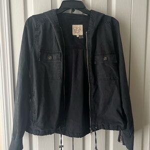 Chaser Hoodie Jacket in Charcoal Gray Medium